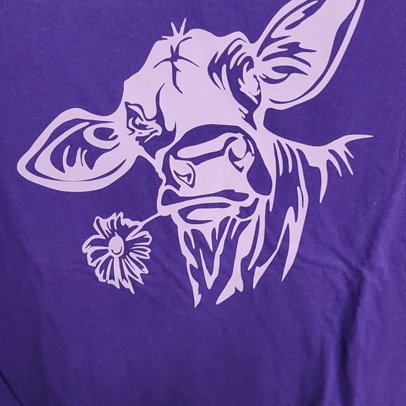 La Ti Da Handmade Creations XL Purple Cow - Picture 2 of 3